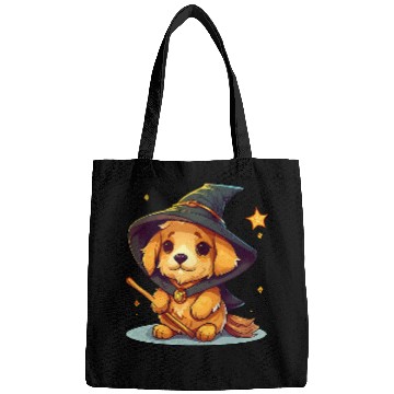 Discover Magical Wizard Golden Retriever Bags