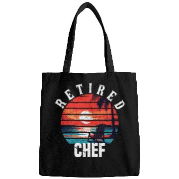 Discover Retired Chef Retirement 2Summer Vacation Sunset Bags