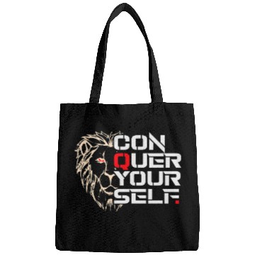 Discover Running Team CONQUER YOURSELF Runner Motivator Run Squad Bags