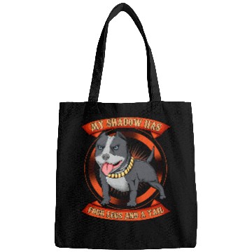Discover Shadow Has Four Legs Pitbull Love Bags