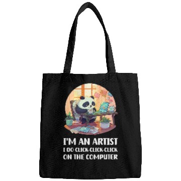 Discover Im an Artist I Do ClickClickClick On The Computer Bags