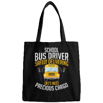 Discover School Bus Driver Safely Delivering 2School Bus Driver Mens Bags