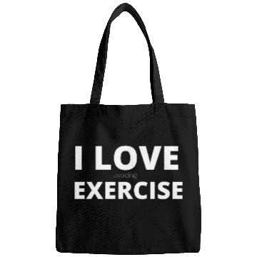 Discover I Love Avoiding Exercise Funny Gym Fitness Instructors Bags