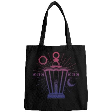 Discover Lamp Mystical Celestial Pattern Astrology Numerology Art Bags