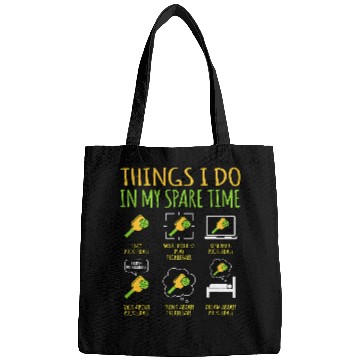 Discover Things I Do In Spare Time Pickleball Paddle Player Graphic Bags
