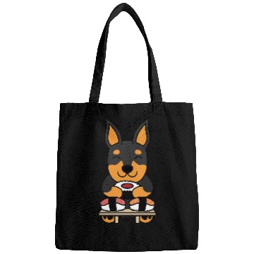 Discover Sushi Miniature Pinscher Dog Bags