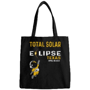 Discover Totale Solar Eclipse Texas April 8th 2024 Astronaut Eclipse Bags
