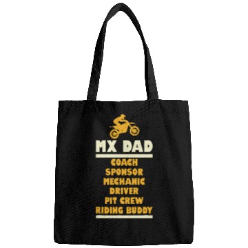 Discover MX Dad Coachs Sponsor Mechanic Driver Medic Pit Crew Bags