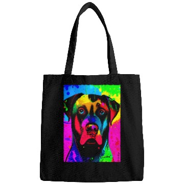 Discover Labrador Lab Dog Labrador Pop Art Design Gradient Bags