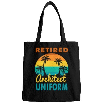 Discover Retired Architect Uniform Tropical Island Retirement Bags