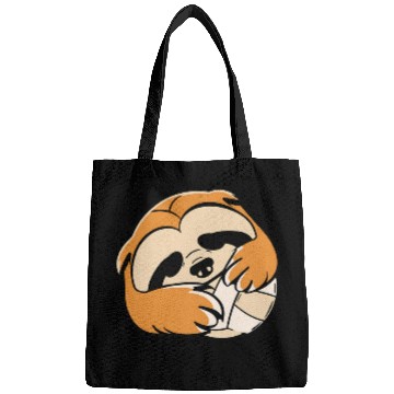 Discover Volleyball Vball Beach Volleyball Sloth Bags