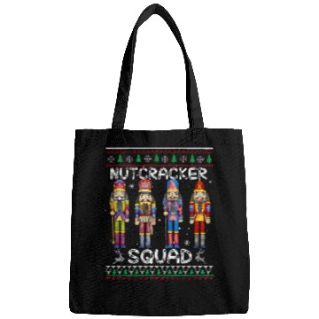 Discover Nutcracker Squad Ballet Dance Matching Family Christmas Ugly Bags