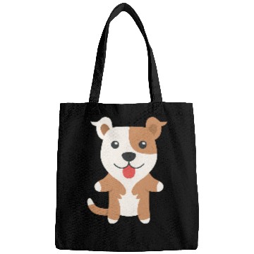 Discover Hugging Dogs AMERICAN PIT BULL TERRIER Bags