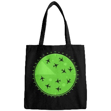 Discover Airplane Pilot Radar Aviation Aircraft Flight Bags