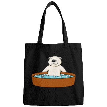 Discover Ice Bathing Wildlife Polar Bear Hobby Bags
