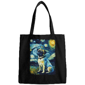Discover Pug Starry Night Bags