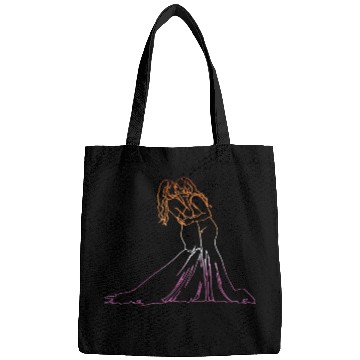 Discover Two Brides Oneline Art Lesbian Wedding Gay Marriage 1 Bags