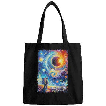Discover View Totality April 8 2024 Astronomy Astronaut Solar Eclipse Bags