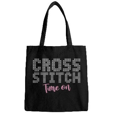 Discover Time On Cross Stitch Needlepoint Art XStitching Bags