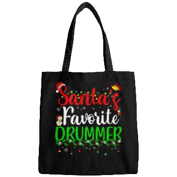 Discover Santas Favorite Drummer Funny xmass Pyjama Christmas 2 Bags