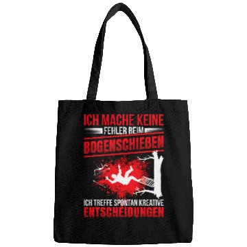 Discover No mistakes when archery Funny saying archer Bags