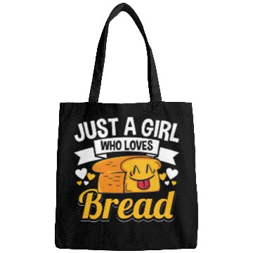 Discover Just A Girl Who Loves Bread Breadmaker Baker Funny Baking Bags