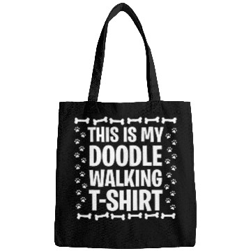 Discover This Is My Doodle Walking Labradoodle Goldendoodle Bags