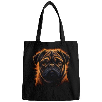 Discover Pug Colorful 8 Bags
