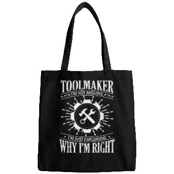 Discover Toolmaker technology manufacturing dad worker technology Bags