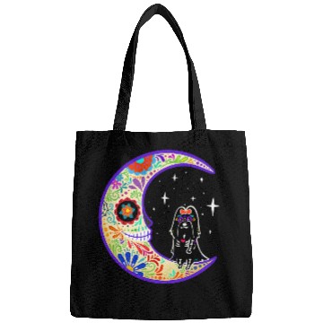 Discover Skeleton Skulls Maltese Dia de Los Muertos Skull Bags