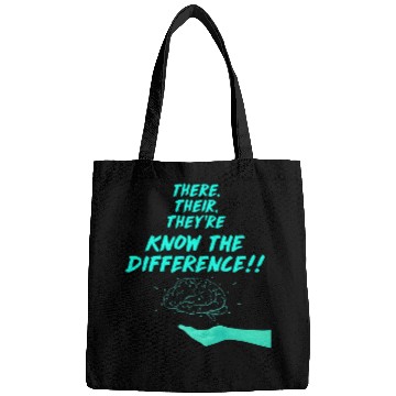 Discover Their There and Theyre English Teacher Correct Grammar Bags