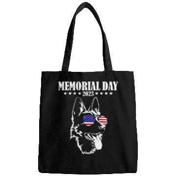 Discover Memorial Day German Shepherd Bags
