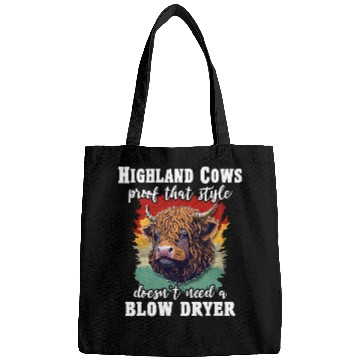 Discover Scottish Highland Cattles Farmer Animals Style Cattle Cow Bags