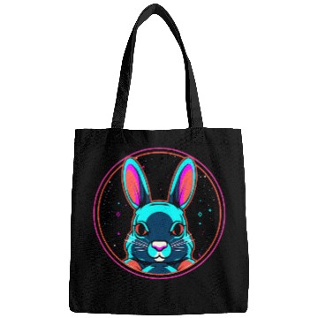 Discover Space Rabbit Astronaut Funny Galaxy Animals Bags