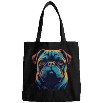 Discover Pug Colorful 3 Bags