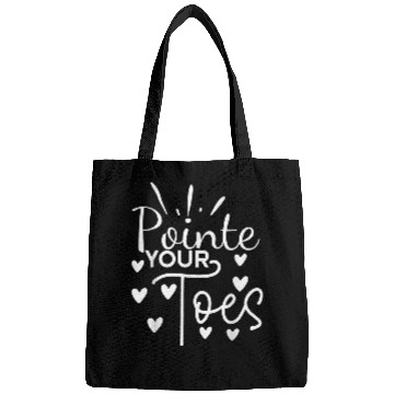 Discover Pointe Your Toes Ballet Dancer Passion Dance Recital Mom Bags
