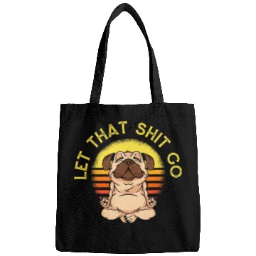 Discover Yoga Cute Training Yogi Yoga Pug Bags