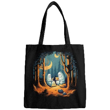 Discover vintages ghosts Book Reading Camping Gothic Halloween Teachers Bags