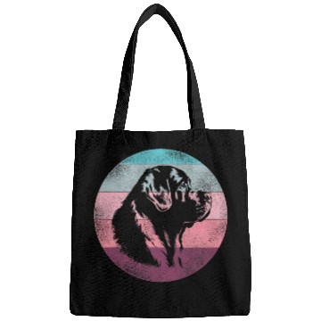 Discover Retro vintages Design Saint Bernard Dog 1 Bags