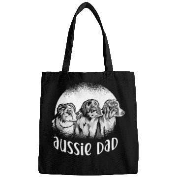 Discover Mens Funny Australian Shepherd Dog Dad Aussie Dad Aussie Owner Bags