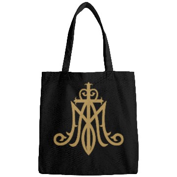 Discover Virgin Mary Insignia Ave Maria Monogram Catholic Bags