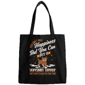 Discover Yorkshire Terrier Happiness Yorkie Yorkshire Terrier Bags