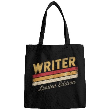 Discover Writer Profession Author Freelancer Retro Bags