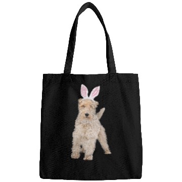 Discover Wire Fox Terrier Wearing Easter Bunny Ears Dog Bags