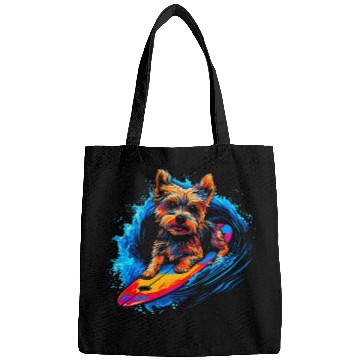 Discover Yorkie Dog Yorkshire Terrier Surfing Bags