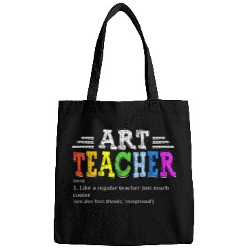 Discover Teacher Appreciation Art Teacher Definition bests School Tee Bags
