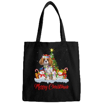 Discover xmass Lighting Cavalier King Charles Spaniel Dog Christmas 4 Bags