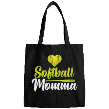 Discover Womens Softball Momma Mothers Day For Supportive Moms Bags