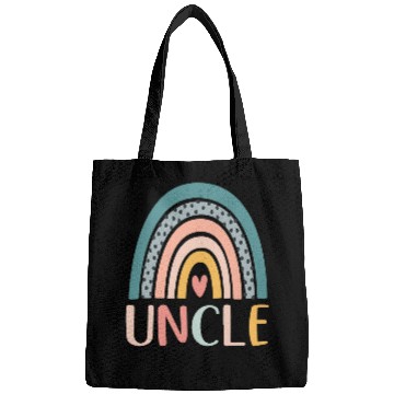 Discover Mens Boho Rainbow Border Retro Art Summer Boho Style Lovers Uncle Bags