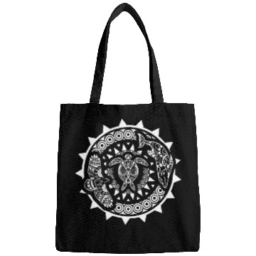 Discover Maori Polynesian Tattoo Art with Animals for Diving Bags